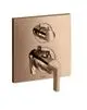 AXOR-HG-AXOR-Citterio-Thermostat-Unterputz-mit-Ab-und-Umstellventil-und-Hebelgriff-Polished-Red-Gold-39720300 gallery number 1